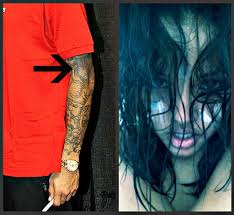Chris brown tattoo's were a sign and an act that he pulled to show people mainly fans that he had grown up and become a man. Chris Brown Tattoos Karrueche Face On His Arm Chris Brown Tattoo Chris Brown Chris
