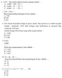 Soal Dan Jawaban Latihan Pas Matematika Kelas 3 Sd Semester 1 Kumpulan Soal Pts Pas Pat Ukk Akm Ujian Sekolahwahana Info
