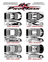 Rc Promask Complete Paint Mask Designs Background Fx Characters Decals Accessories And Painting Services To Cust Rc Car Bodies Car Paint Jobs Car Painting