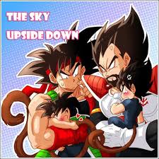 Dbz Bardock And King Vegeta With Their Sons The Sky Upside Down Anime Dragon Ball Dragon Ball Gt Dragon Ball Z