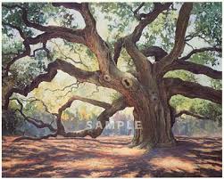 See more ideas about angel oak, angel oak trees, oak tree. Angel Oak Painting Print By Artist Jack K Chilton Jr