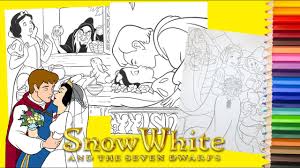 Baby looney tunes taz coloring pages. Coloring Disney Snow White The Seven Dwarfs Coloring Pages For Kids Youtube
