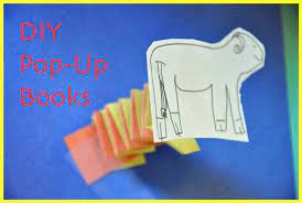 Easy Pop Up Books Pop Up Book Kids Writing Diy Pop Up Book