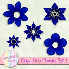 The largest flower in the world is the rafflesia arnoldii. Royal Blue Flowers Set 1 Chantahlia Design