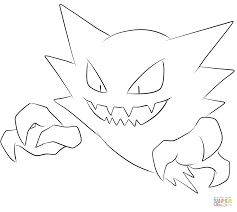 Haunter coloring page | Free Printable Coloring Pages