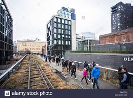 New york city rail map. Blick Vom High Line Park Stockfotos Und Bilder Kaufen Alamy