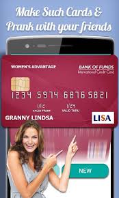 Generate fake credit card numbers for ecommerce testing purposes if you haven't already figured it out, this does not generate valid credit card numbers. Fake Credit Card Maker Prank Pour Android Telechargez L Apk