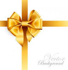 Glossy Gold Gift Bow Vector Background Welovesolo Bow Vector Gold Christmas Bows Gift Bows