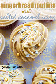 Melt the gold with your hand torch or heated press. Gingerbread Muffins With Salted Caramel Icing Scrummy Lane