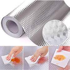 Installing a tile backsplash can add timeless beauty to your home. Kitchen Backsplash Wallpaper Stickers Peel Stick Aluminum Foil Wall Paper Self Adhesive Oil Proof Waterproof Sticker For Kitchen Walls Cabinets Drawers Shelves Heat Resistant Washable Wallpaper Amazon Co Uk Home Kitchen