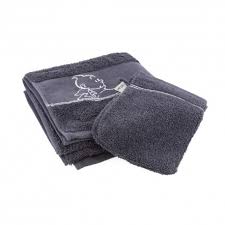 Even after repeated washings, bath linens will remain luxuriously soft, strong and absorbent. Towel And Wash Cloth Moulinsart Tintin 100 Cotton Blue 100x50cm Sfhs Org