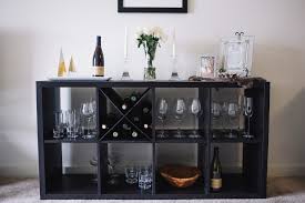 My roommate and i liked the idea of filling this corner of our kitchen with a bar cart. Diy Wine Rack An X Shelf Ikea Hack