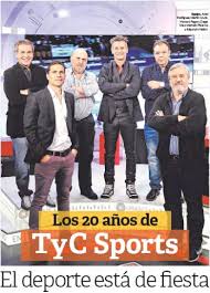| torneos y competencias (tyc, also referred as 'torneos') is an argentine sports communications firm created by paraguayan. Tyc Sports 20 Anos Grupo Clarin