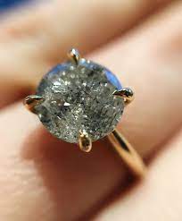 Galaxy Diamond Solitaire Wedding Ring Bands Diamond Solitaire Baroque Jewelry