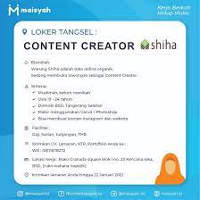 Maybe you would like to learn more about one of these? Maisyah Id Lowongan Kerja Akhwat Tangerang Selatan Facebook