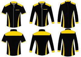 Perpaduan warna hitam, kuning, dan putih membuat siapapun terpesona. Custom Bajukorporat Biz