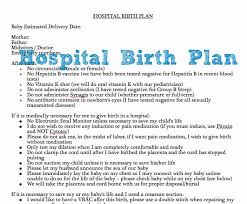 C Section Birth Plan Template Free Pin On Project Work Plan Templates