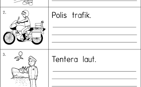Lembaran kerja kemudahan awam prasekolah. Lembaran Kerja Pekerjaan Tidak Beruniform Prasekolah Cute766