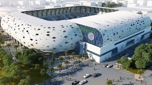 Youtube, instagram, twitter and facebook. Al Maktoum Stadium Aerial View Architect Obe Villa Design