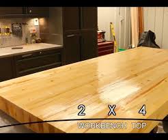2 X 4 Table Top 2x4 Workbench Top Woodwork Benches Traditional Workbench Plans How To Build A Sturdy Wo Kitchen Design Diy Welding Table Workbench Top