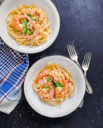 We would rather stay home, make this cozy white wine shrimp pasta and have a nice dessert along with some wine. Lemon Shrimp Pasta In Garlic White Wine Sauce 20 Minutes Recipe