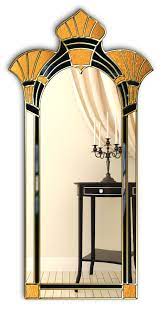 Beautifully crafted art deco mirror that would make a great fireplace mirror that has a very diverse style. Amelia Original Handcrafted Art Deco Full Length Wall Mirror In Bronze Bespoke Mirrors Art Deco Mirrors Custom Made Mirrors