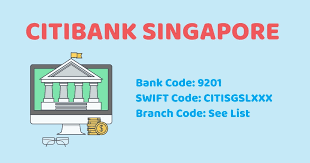 First select your country, select the bank, now select your city and finally select the branch of your bank to find swift code. Citibank Sg Branch Code Bank Code Swift Code Singapore Bank