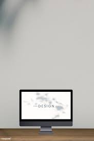 Download Premium Psd Of Blank Computer Monitor Template Illustration 935238 Computer Mockup Templates Psd