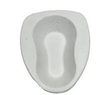 100% Recycled Paper Disposable Medical Pulp Products Paper Pulp Bedpan  Liner Single Use
