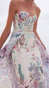 Hermione De Paula Spring 2019 Wedding Dresses Abeona S Garden Bridal Collection Wedding Inspirasi Colored Wedding Dresses Fancy Dresses Colorful Dresses