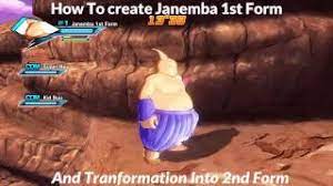 As a result of being overtaken by the evil energy that flowed from the soul cleansing machine, saike demon was transformed into janemba. How To Create Janemba First Form In Dragon Ball Xenoverse Youtube