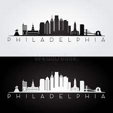 Philadelphia Skyline Silhouette Philadelphia Usa Skyline And Landmarks Silhouet Sponsored Philadelphia Skyline Philadelphia Skyline Art Skyline Silhouette