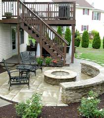 32 Wonderful Deck Designs To Make Your Home Extremely Awesome Patio Under Decks Patio Fire Pit Patio