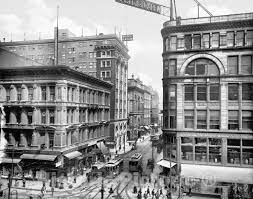 Cincinnati Historic Black White Photo Vine Street C1907 20in X 16in In 2021 Cincinnati Cincinnati Ohio Ohio