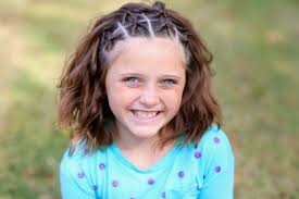 2 cute and easy hairstyles for short hair, as well as long! Double Flip Under Accents Easy Hairstyles Cute Girls Hairstyles