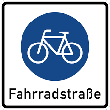 Dürfen radfahrer nebeneinander auf der fahrradstraße fahren? Datei Zeichen 244 Beginn Der Fahrradstrasse Stvo 1997 Svg Wikipedia