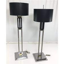 Maybe you would like to learn more about one of these? Karl Springer Designer Stylish Modern Chrome Brass Floor Lamps Mutualart