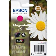 C13t18034012 3 3ml 180pages Magenta Ink Cartridge Magenta Epson Xp 30 Xp 102 Xp 202 Xp 205 Xp 212 Xp 215 Xp 225 Xp 302 Xp 305 Xp 312