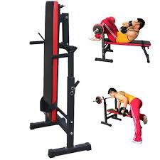 Banc De Musculation Support Halteres Longs Reglable En Hauteur Pliable Prix Pas Cher Cdiscount