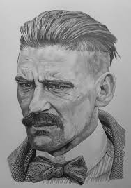 Looking forward to the Peaky Blinders movie. Arthur Shelby, pencil