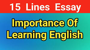 The benefits of learning english. Why Learning English Is Important Essay Pigura