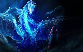 Download Blue Dragon Bleach Wallpaper 1680x1050 Full Hd Wallpapers In 2021 Blue Dragon Cool Dragons Crystal Dragon