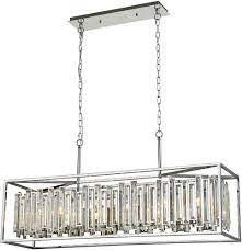 Stylewellgatefield chrome kitchen cart with stainless top. Elk 33244 6 Rivona Polished Chrome Kitchen Island Light Elk 33244 6