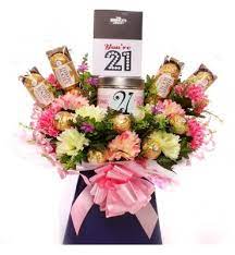 Surprising someone with flowers on their birthday is the perfect gift to give as no matter who the recipient, whether celebrating a 21st birthday or 40th birthday, flowers will always be appreciated. Buy 21st Birthday Gifts Stunning 21st Chocolate Bouquets Luxury 21st Birthday Hampers