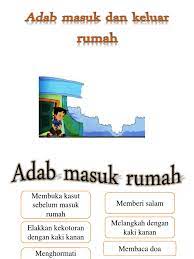 Dianjurkan mengetuk pintu terlebih dahulu dengan tidak terlalu keras. Adab Masuk Dan Keluar Rumah 2 13n0y9k
