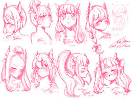 Our professional hair stylists have arranged the hairstyles into categories such as casual from the classiest short cuts, versatile medium hairstyles and various long locks, to timeless bobs, cute pixies. Oc Hairstyle Meme Kizu Yo Illustrations Art Street