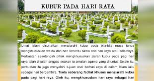 31 mei 2011 30 comments. Perlis Larang Ziarah Kubur Pada Aidilfitri