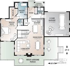 It has a big garage from which you can get into the house as well. House Plan 4 Bedrooms 3 5 Bathrooms Garage 3914 V4 Drummond House Plans