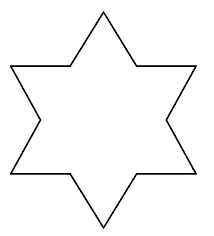 Shapes Coloring Part 2 Star Template Star Template Printable Star Outline