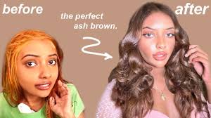 Unfortunately, it's just a simple matter of hair color chemistry. How Tiktok Made Me Dye My Hair Ash Brown It Changed My Whole Look Youtube